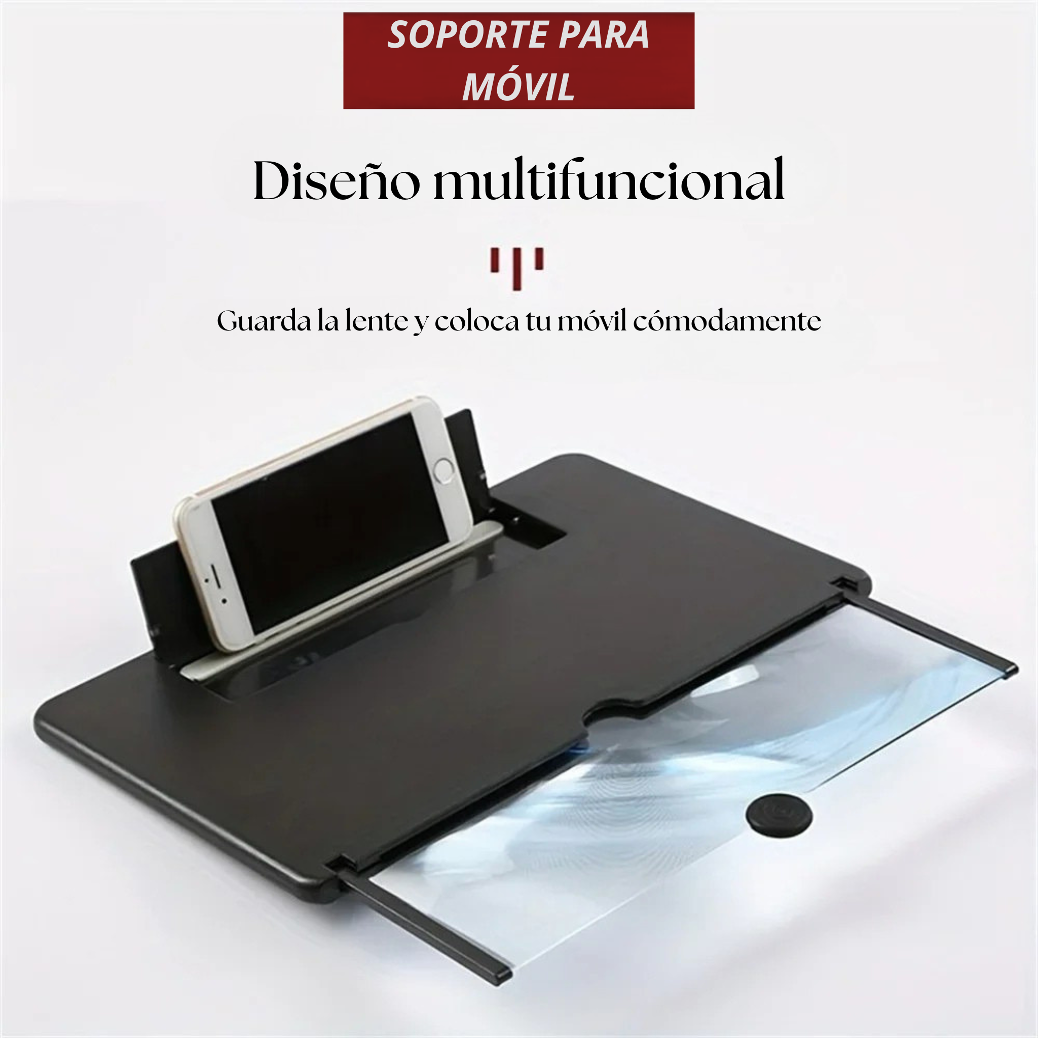 NIVEXOA CineView — Amplificador de Pantalla HD para Móvil