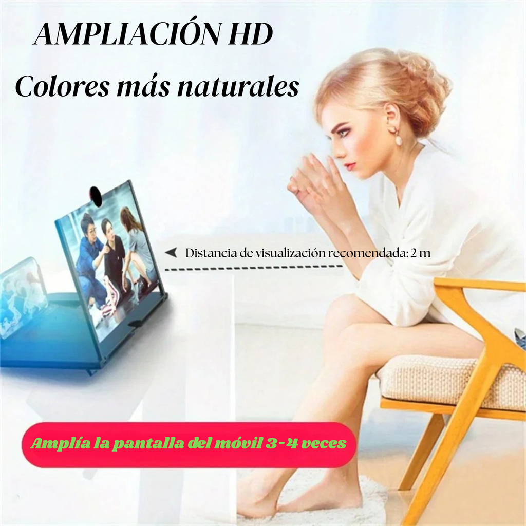 NIVEXOA CineView — Amplificador de Pantalla HD para Móvil